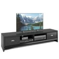 thumbnail image 5 of Atlin Designs Transitional Wood TV Stand for TVs up to 71" in Black, 5 of 6