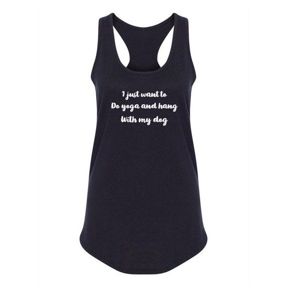 Do Yoga And Hang With My Dog Tank Women -GoatDeals Designs, Female x-Small