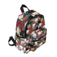thumbnail image 2 of FORMRS Kids School Backpack with Front Zippered Pocket 12" Student Travel Daypack, Black Lucky Cat, 2 of 6