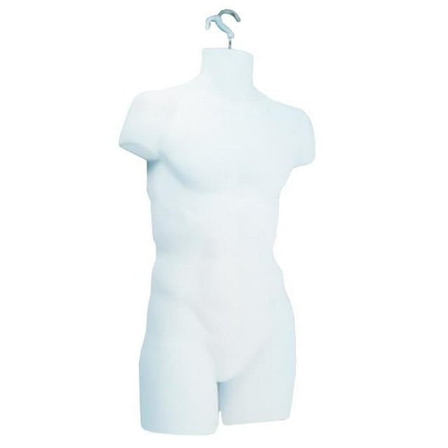 Male Full Body Form, White