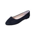 thumbnail image 3 of Rvasteizo Womens Closed Toe Closed Heel Shoes Solid Pull-On Lazy Flat Summer, 3 of 5