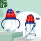 thumbnail image 5 of Biberón con pajita portátil, diseño de dibujos animados, para bebés (azul, 330 ml), 5 of 6