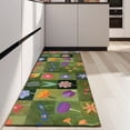 thumbnail image 4 of Pioneer Flower Floral Print Pattern Kitchen Rug Mat,Kitchen Runner Rugs Non Skid Washable,Decorative Kitchen Floor Mats for Kitchen,Sink,Laundry,17"X47", 4 of 5