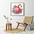 thumbnail image 3 of DIY 5D Diamond Painting Kit (For Adults) Diamond Painting "Flamingo" - Full Diamond Crystal Rhinestone Embroidery Craft Kit, Can Be Used As Gift, Wall Decoration, 3 of 7