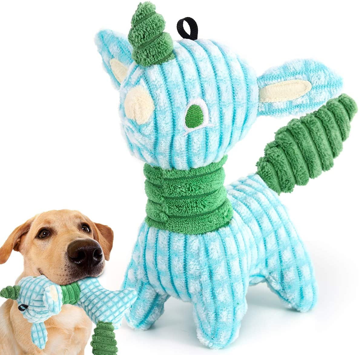 Plush Dog Toys, Super Soft Corduroy Stuffed Plush Cute Pet Toys, Pet