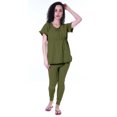 thumbnail image 5 of Moomaya Womens Nightwear Set Pyjama Cotton Sleepwear 2 Pcs Nightdresses, 5 of 7