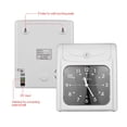 thumbnail image 3 of TFixolElectronic Time Clock LED Display Dual Colors Printing with Built-in Storage Battery 50 Time Cards 2 Keys, 3 of 7