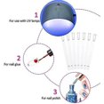 thumbnail image 5 of DouHu Nail Art Tips Colour Pop Sticks Display Fan Practice Starter Ring White, 5 of 5