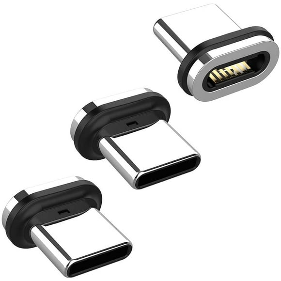 Connecteur USB-C Magnétique pour JianHan Câble Magnétique USB C le Plus Récent Adaptateur de Tête de Prise Magnétique Exclusivement Compatible avec Samsung Galaxy S10, S10 +, S9, S9 +, S8 Plus, Note 8,9, 10 et Plus, [Magnétique Ca