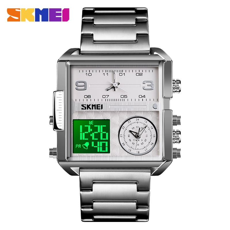 how to set time on a skmei watch