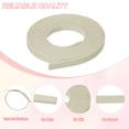 thumbnail image 3 of Uxcell Flat Suede Leather Lace, Faux Leather Strap Leather Strings Cord DIY Supplies Beige 0.2 in, 3 of 7