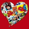 thumbnail image 2 of Men's Marvel Comic Book Heart  Sweatshirt, 2 of 4