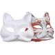 thumbnail image 3 of 5 Pcs Diy White Paper Mask Fox Cat Face Pulp Blank Hand Painted Mask Personality Design Mask For Dance Party Festival Performance White#d353639, 3 of 4