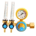 thumbnail image 3 of HILABEE Argon / CO2 Mig Tig Flow Meter Flowmeter Gas Regulator Gauge Welding double, 3 of 7