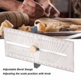 thumbnail image 4 of Adjustable Bevel Gauge, Multifunctional Bevel Setting Ruler Powder Coating Finish  for Making Dovetail Rods, 4 of 8
