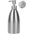 thumbnail image 2 of 500ML Liquid Soap Dispenser Lotion Dispenser With Foam Nozzle Soap Dispenser in 304 Stainless Steel Soap Dispenser Shampoo Bathroom Kitchen Silver, 2 of 4