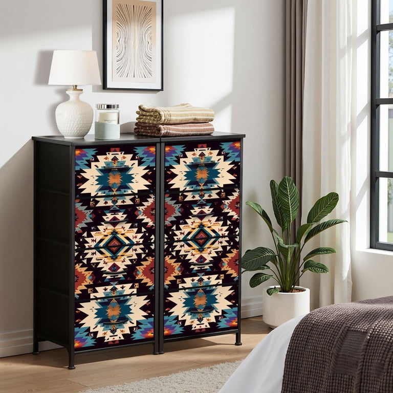bohemian dresser Desert Fields Eclectic Boho 6 Drawer Dresser, Yellow Century Modern DIMENSIONS Width Bohemian Solid Wood 3-Drawer Fluted