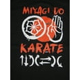 thumbnail image 2 of Cobra Kai Miyagi-Do Karate Logo Men's Black Long Sleeve Shirt-XL, 2 of 3