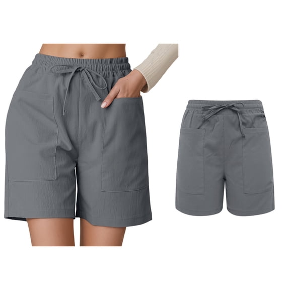 Shorts Women High Waist Elastic Shorts Loose Comfy Shorts for Women Lounge Shorts Summer Short Vacation