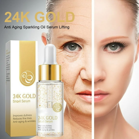 Kokovifyves Aging Sparkling Oil Serum Lifting, Smoothing and Illuminating Wrinkle, Line and Scar Reducing Firms and Tones. Korean Beauty Range (15ML)