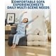 thumbnail image 4 of Qinaqin Portátil Plegable Sleeper Chair Sofá Cama con Pillow (Single Size) Lazy Floor Lounger para Pequeño Spaces Easy Almacenamiento (Grey), 4 of 7
