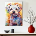 thumbnail image 3 of Maltese Dog Gift - Art Bedroom - Graffiti Dog Wall Art For Living Room Large Size Modern Home Wall Decor Abstract Canvas Wall Art Ready to Hang Size 11''x17'', 24''x36'', 3 of 4