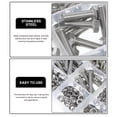 thumbnail image 4 of 375pcs Bolts And Nuts Assortment Kit Stainless Steel Bolts Nuts Washers Kit for Repairing, 4 of 9