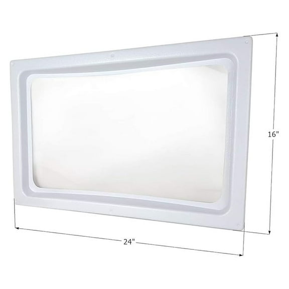 12149 RV Skylight Inner Dome, White, 24 Inch