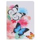 thumbnail image 1 of Funda protectora de PU para tableta portátil, protección Universal de 360 °, Funda de cuero pintada para iPad de 9ª generación, dos mariposas, 1 of 8