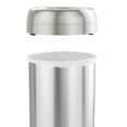 thumbnail image 6 of 13 Gal Round Open Top Kitchen Trash Can Recycling Bin with Wheels and Double Odor Filters, 6 of 7
