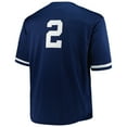 thumbnail image 3 of Men's Mitchell & Ness Derek Jeter Navy New York Yankees Big & Tall Cooperstown Mesh Batting Practice Jersey, 3 of 3