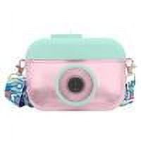 

Tiyuyo Water Bottles with Straw Camera Shape Cup Adjustable Shoulder Strap (Pink)