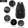 thumbnail image 5 of MAXTOP 40/50L Water Resistant Foldable Outdoor Travel Daypack Lightweight Packable Backpack for Hiking Traveling Camping, 5 of 6