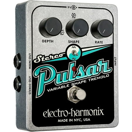 Stereo Volume Pedal - Electro-Harmonix XO Stereo Pulsar Tremolo Guitar Effects Pedal