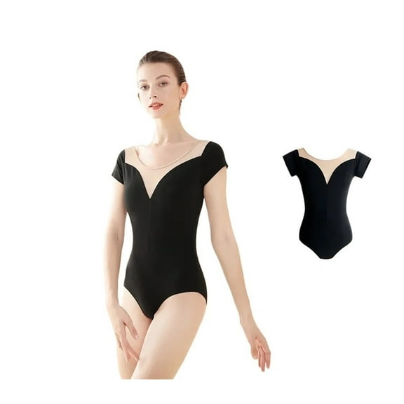 Ballerina Leotard Women Professional Soft Mesh Gymnastics Leotard Ballet Costume Girl Summer Bodysuit Swimwear