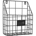thumbnail image 1 of 1pc Metal Magazine Rack/Magazine Rack for Office and Entrance (Black), 1 of 5