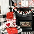 thumbnail image 4 of Valentine''s Day Pillow Covers 12x20 Inch Big Small Red Hearts Decor White Throw Pillow Covers Valentine''s Day Cushion Case Decoration for Sofa Couch 050C, 4 of 6