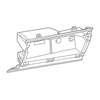 Genuine OE Mopar Glove Box Assembly - 6YK17TX7AA Fits select: 2019-2021 RAM 2500, 2019-2021 RAM 3500