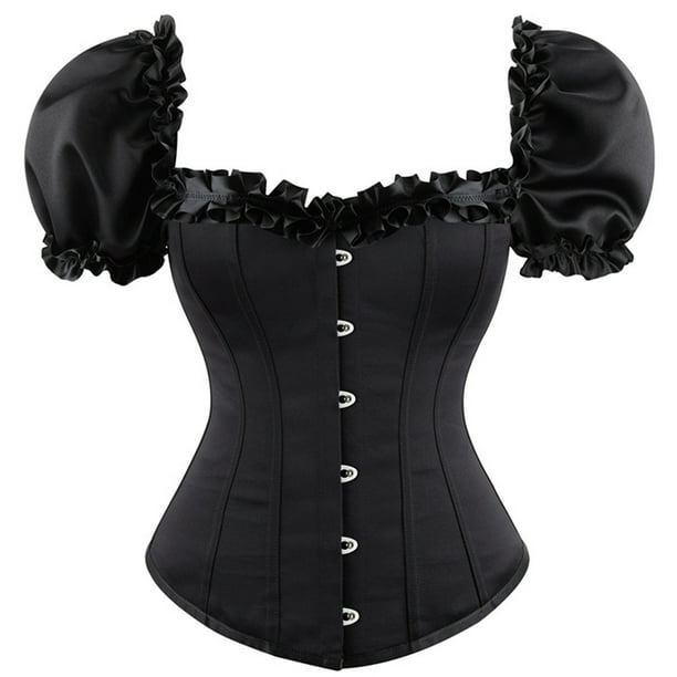 Women'S Shapewear Body Shaping Clothes Gothic Retro Girdle With Straps And  Chest Support Tummy Control Corset, Black, Large : : Clothing,  Shoes & Accessories