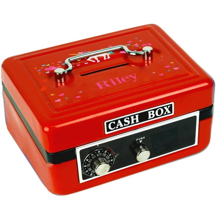 Personalized unicorn Cash Box