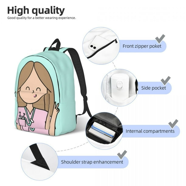 Mochila enfermera en apuros sale