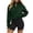 Green, variant on Tqcoqu Women's Loose Long Sleeve Sweatshirt,Quarter Zip Stand Collar Cropped High Waist Tops with Pocket,Black Women's S-XXL