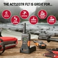 thumbnail image 6 of Cobra 37-Mile Walkie Talkie, IP67 Waterproof Floating Two-Way Radio 2-Pack, 22 Channels (ACXT 1037R FLT), 6 of 16