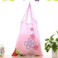 thumbnail image 4 of Portable New 8 Colors Foldable Fashion Cute Reusable Bag Strawberry Shopping Tote Bags Eco Handbag BLACK, 4 of 8
