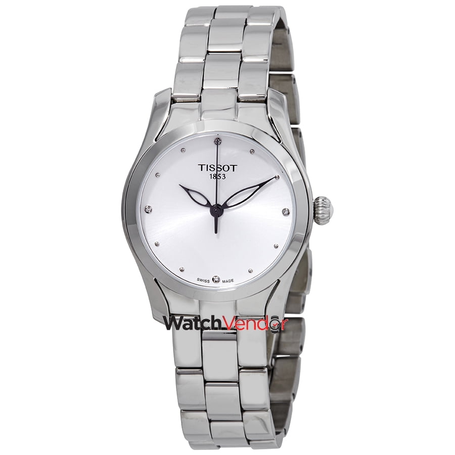 Tissot T-Wave Diamond Silver Dial 