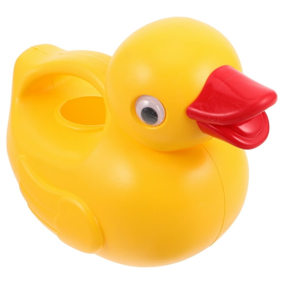 MOVTOTOP 1Pcs Yellow Duck Bath Toy Set Cute Watering Can For Family Roleplaying Fun