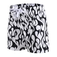 thumbnail image 3 of toraway Mens Graphic Shorts Sports Basketball Quick Drying Mesh Drawstring Shorts L, 3 of 3