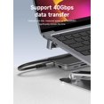 thumbnail image 3 of Adaptador USB-C Hagibis 240 W 40 Gbps 8K USB4 Thunderbolt 4/3, 3 of 7
