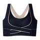 thumbnail image 2 of Gibobby Brasier Deportivo con Cierre Frontal Sujetador con anillo de para mujer, Color sólido, transpirable, ropa interior, sujetador cómodo(Negro,Mediano), 2 of 4