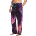 thumbnail image 6 of Naloa Neon Futuristic Dragon Pajama Pants Men, PJ Bottoms, Sleep & Lounge Pants-XX-Large, 6 of 6
